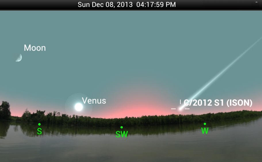 Komeet ISON 8dec